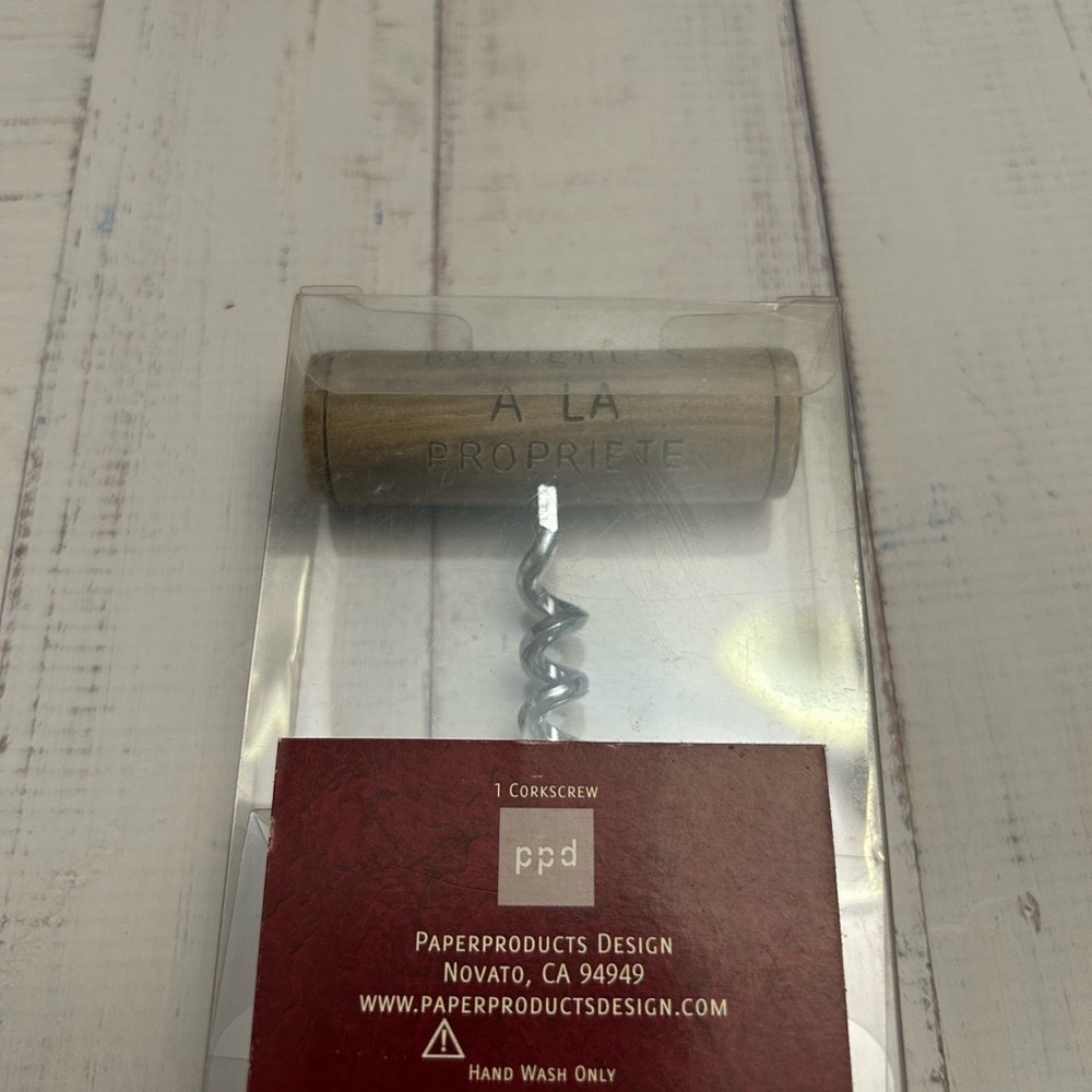 Bouteille’s Wine Cork Corkscrew NWOT - Picture 2 of 2